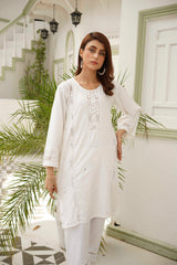 Snow Blossom. ( Elevate your winter style with this stunning fusion of tradition and modernity ) - Stitched